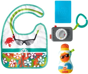 Fisher-Price: TINY TOURIST Gift Set - 3m + Passport Teether - Click Camera -more - Picture 1 of 12