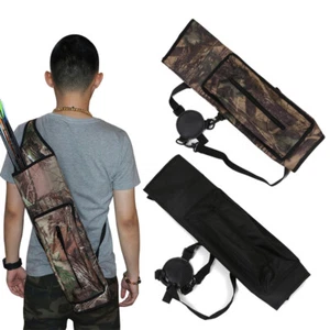 Archery Arrow Quiver Shoulder Back Bag Arrow Holder for Outdoor Bow Hunting - Picture 1 of 15