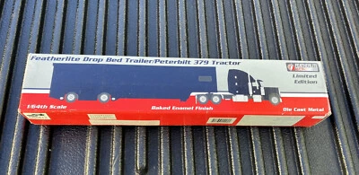 featherlite drop bed trailer peterbilt 379 1/64 Chips Ahoy 32601 NEW Liberty - Image 1 of 4