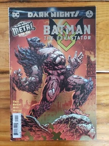 DC Comics 2018 Dark Nights Batman The Devastator 1 Metal Tie-In Doomsday Hybrid - Picture 1 of 6