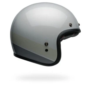 Jet Helmet Bell CUSTOM 500 Apex Gloss Silver Flake - Picture 1 of 9