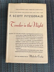 F. Scott Fitzgerald, TENDER IS THE NIGHT, Malcolm Cowley, 1951 Edition - Foto 1 di 11