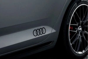 ADESIVI AUDI per portiera posteriore minigonna 2 PEZZI a1 a3 a4 a5 a6 q3 q5 - Foto 1 di 2