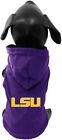 NCAA Louisiana State Tigers Collegiate Cotton Lycra T-Shirt Hooded Dog Shirt~NWT