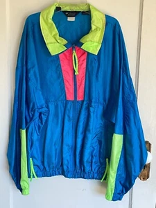 Columbia Retro Vintage Windbreaker XL Made in Jamaica - Picture 1 of 11