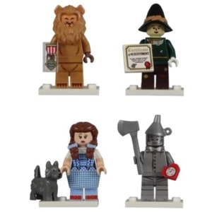 LEGO 71023 -SET Wizard of OZ SERIES - Dorothy Lion Scarecrow Tin Man MINIFIGURES - Foto 1 di 1