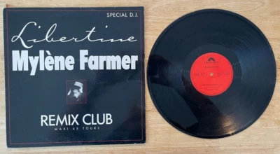 FRENCH MAXI SINGLE MYLENE FARMER LIBERTINE SPECIAL DJ - Image 1 of 2