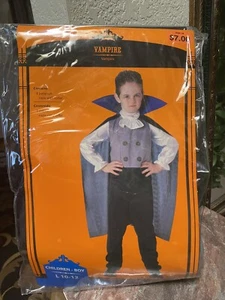 Vampire Costume Boys kids Child Gothic/Dracula Walmart Size Large Child 10-12 - Picture 1 of 6