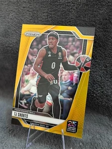 2024-25 Panini Prizm EuroLeague #37 TJ SHORTS GOLD PRIZM #ED 06/10 GEM - Picture 1 of 2
