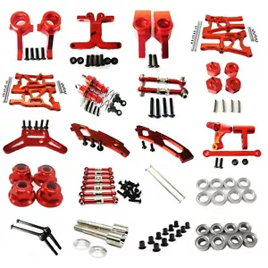 Aluminum Alloy CNC metal Upgrade DIY parts Red Fit For 1/10 HPI WR8_flux Rc Car - Picture 1 of 33