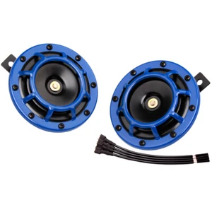FARBIN Electric Truck Horn 12v Loud High/Low Tone Metal Twin Horns Kit for Car - Foto 1 di 5