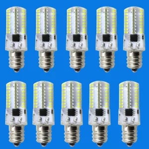 10pcs E12 Candelabra C7 LED Bulb 64 3014 White 120V Fit Brother sewing machine H - Picture 1 of 5