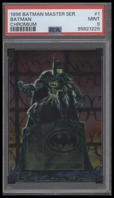 1996 Batman Master Series Chromium Batman and The Joker PSA 9 Sequential Certs! - Image 1 of 4