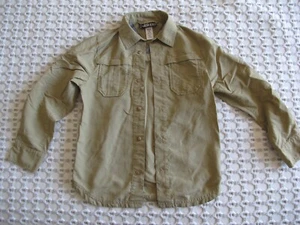 REI Co-OP Boys XS 6-7 Years Beige Breathable Long Sleeve Trekking Hiking Shirt - Picture 1 of 4