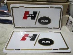 1969-72 Hurst/Olds original license plates NOS - Picture 1 of 4