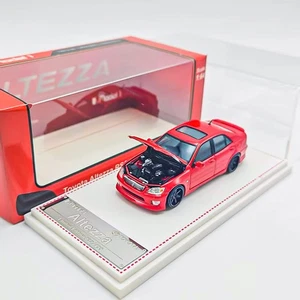 Model1 1:64 Red RS200 SXE10 Altezza Sedan Sport Model Diecast Metal Car - Picture 1 of 5