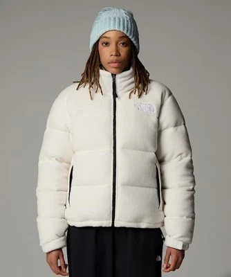 Women's North Face White Polar Nuptse Jacket Size Medium Brand New With Tags - Image 1 of 4