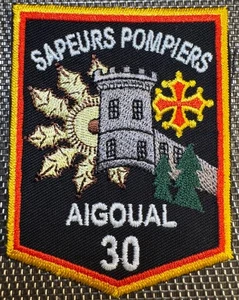 ECUSSON PATCH SAPEURS POMPIERS AIGOUAL GARD 30 (ÉCU 89) - Picture 1 of 2
