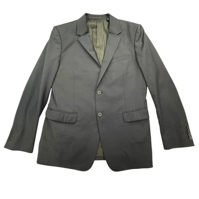 Theory Blazer Sport Coat Mens 44R Navy Blue Sartorial Wool Two Button Lined - Image 1 of 4