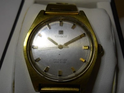 1967 Tissot Seastar PR 516 (17 jewels) w/ Omega band RUNS *Needs Cleaning - image 1 of 4
