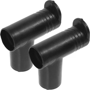Conector de perchero de 2 piezas ángulo recto juntas de poste de ropa perchero - Imagen 1 de 12