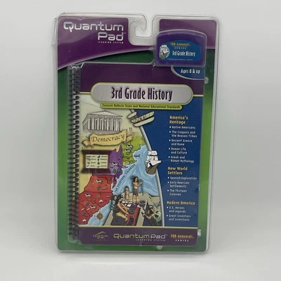 Quantum Pad Library: 3rd Grade History Leappad Leap Pad Book Brand New FREE SHIP - Image 1 of 2