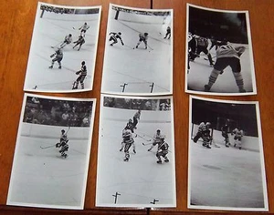  WHA  chicago cougars vs ?  6 photos 1970's lot # 8 - Picture 1 of 1