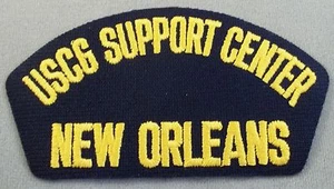 USCG - Coast Guard Support Center New Orleans Cap Patch - Picture 1 of 1