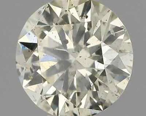 IGI CERTIFIED 100% Natural Diamond 0.31 Ct Round Cut 4.4 mm L Color SI2 Grade - Picture 1 of 8