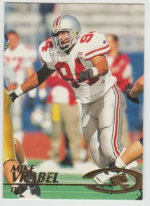 Tarjeta de novato Mike Vrabel Ohio State 1997 Press Pass lámina dorada #28/2 disponibles - Imagen 1 de 1