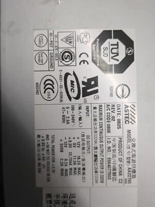 ASTEC 320W AA22760 SERVER POWER SUPPLY SUN P/N 3001846-02 - Picture 1 of 5