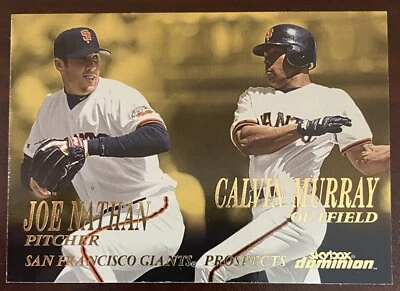 2000 Skybox Dominion #300 Joe Nathan Calvin Murray San Francisco Giants Prospect - Image 1 of 2