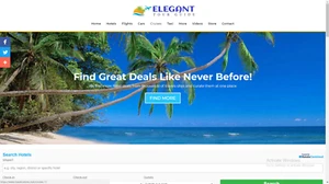 Excelente sitio web de hoteles y viajes Instalación gratuita + alojamiento... - Bild 1 von 5