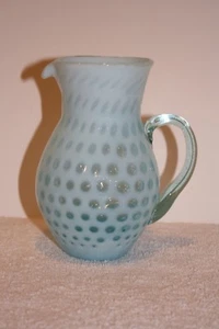 Hobbs Brockunier blau opalisierend kleiner Krug - Bild 1 von 5