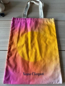 Veuve Clicquot Enorme Bolso de Mano Lona Solaire Culture 250 Aniversario Usado Japón - Imagen 1 de 6