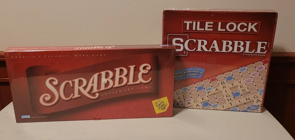 Scrabble Tile Lock & Scrabble Crossword Game - Brand New & Sealed - Image 1 of 4