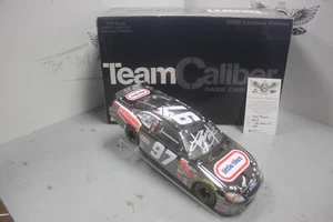 2002 Kurt Busch Little Tikes 1/24 Team Caliber Dark Chrome Diecast Autographed - Picture 1 of 2