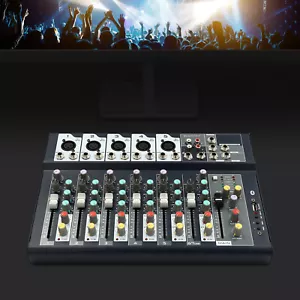 Pro 7-Kanal Audio Mixer Bluetooth USB Sound Verstärker Konsole Mischpult Console - Bild 1 von 24