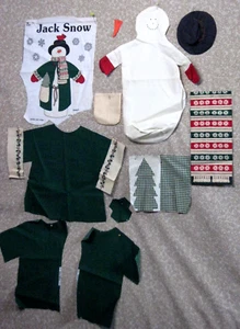 Muñeca de tela muñeco de nieve "Jack Snow" para rellenar y coser-cranston/VIP - Imagen 1 de 5