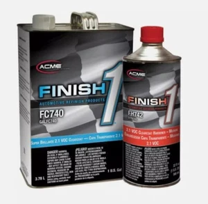 Sherwin-Williams Finish 1 FC740 Super Brillante Gloss Clear Medium Kit Gallon - Picture 1 of 1
