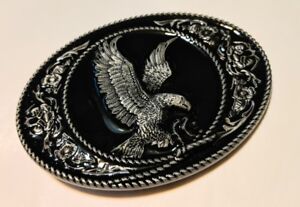 Classic American EAGLE ` Full Metal BELT BUCKLE COUNTRY Western ** USA seller