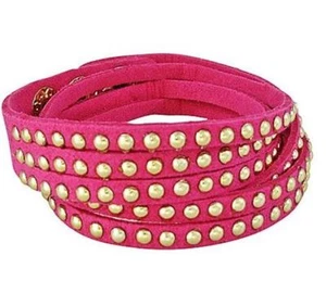 Doppel-Velours-Armband roségold 39 cm, Farbwahl - Picture 1 of 4