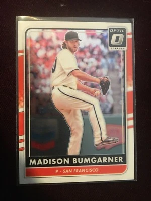 2016 Panini Donruss Optic Giants Madison Bumgarner Card #150 - Image 1 of 2