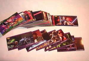 Star Wars Clone Wars Topps Widevision Set Topps Trading Cards mit Promos 1-8 115 - Bild 1 von 4