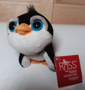 Russ Li'l Peepers Torpedo der Pinguin Plüsch-Beanie 5 Zoll  - Bild 1 von 9
