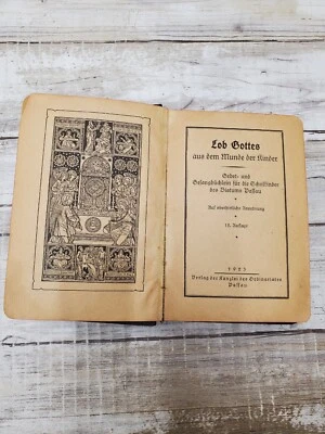 1923 Hymns Book In German - Lob Gottes  - Image 1 of 4