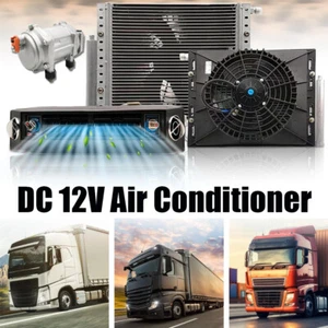 DC 12V A/C Kit Cool&Heat Under Dash Evaporator Compressor AIR Conditioner - Picture 1 of 10
