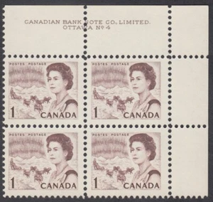 Canada - #454 QE II Centennial Plate Block #4 - MNH - Picture 1 of 1