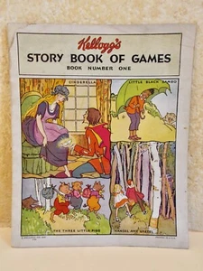 1931 Kellogg's Story Book of Games Book Number One #1 Spinner +Chips Illustra - Picture 1 of 16