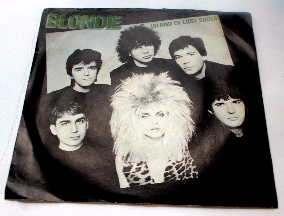 Blondie Island Of Lost Souls 1982 Chrysalis New Wave Dance 45 rpm Vinyl PS  NM Foto 1 de 1